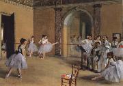 Germain Hilaire Edgard Degas Dance Foyer at the Opera Sweden oil painting reproduction